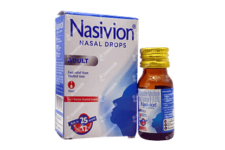 Nasivion Adult Nasal Drops 10ml