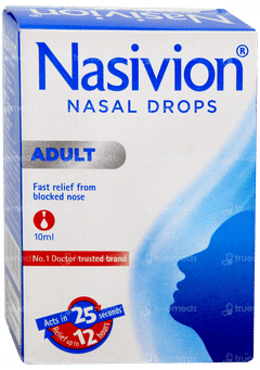 Nasivion Adult Nasal Drops 10ml