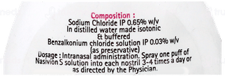 Nasivion S Nasal Spray/Drops 10Ml