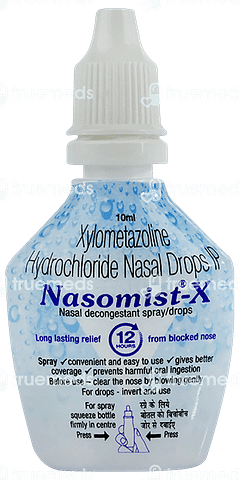 Nasomist X Nasal Drops 10ml