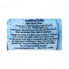 Nasomist X Nasal Drops 10Ml