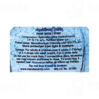 Nasomist X Nasal Drops 10Ml
