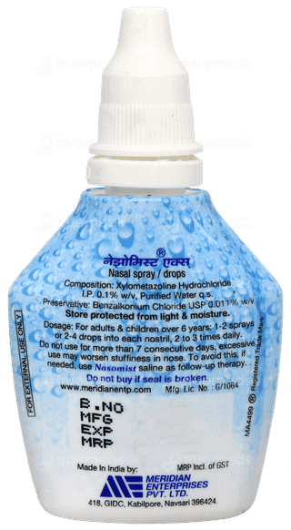Nasomist X Nasal Drops 10Ml