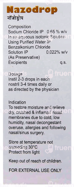 Nazodrop Nasal Drops 10ml Nazodrop Nasal Drops 10ml