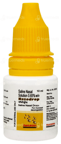 Nazodrop Nasal Drops 10ml