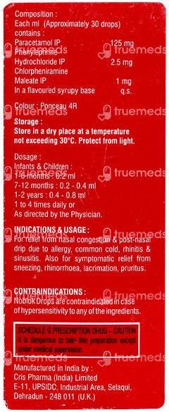 Noblok Oral Drops 15ml Noblok Oral Drops 15ml