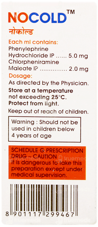 Nocold Oral Drops 15ml