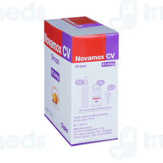 Novamox Cv Tangy Orange Flavour Oral Drops 10ml