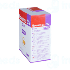 Novamox Cv Tangy Orange Flavour Oral Drops 10ml