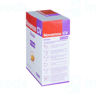 Novamox Cv Tangy Orange Flavour Oral Drops 10ml