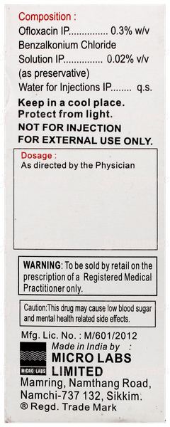 Oflacin Eye/Ear Drops 5Ml Oflacin Eye/Ear Drops 5Ml