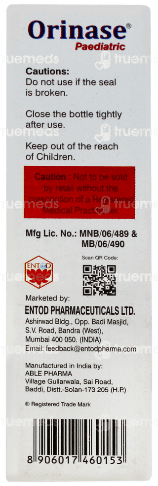 Orinase Paediatric Nasal Spray 10ml