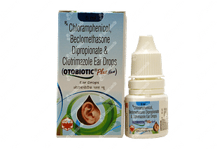 Otobiotic Plus New 5/1/2/0.25 % Ear Drops 5 ML