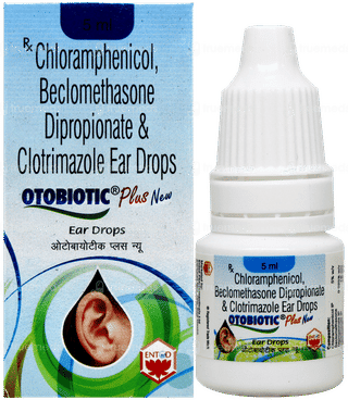 Otobiotic Plus New Ear Drops 5Ml