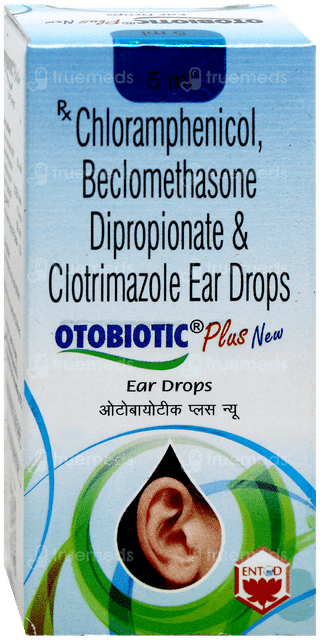Otobiotic Plus New Ear Drops 5Ml