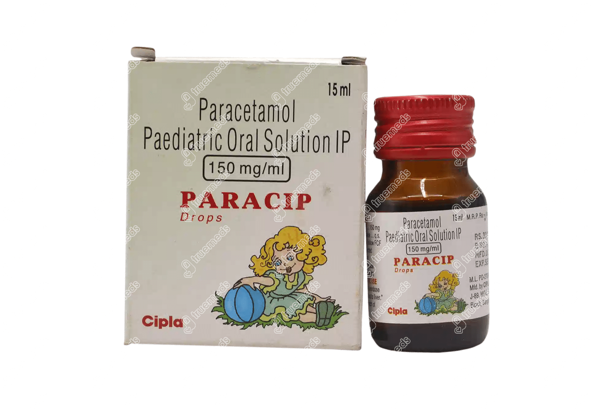 Paracip 150 Mg Drops 15 Ml - Uses, Side Effects, Dosage, Price | Truemeds