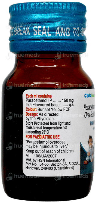 Paracip Oral Drops 15Ml