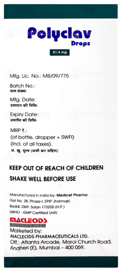 Polyclav Oral Drops 10ml