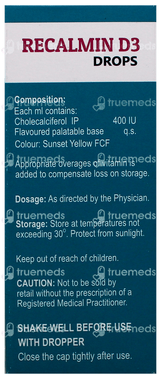 Recalmin D3 Oral Drops 30ml