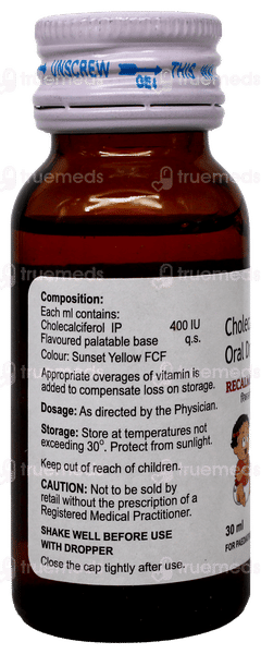 Recalmin D3 Oral Drops 30ml