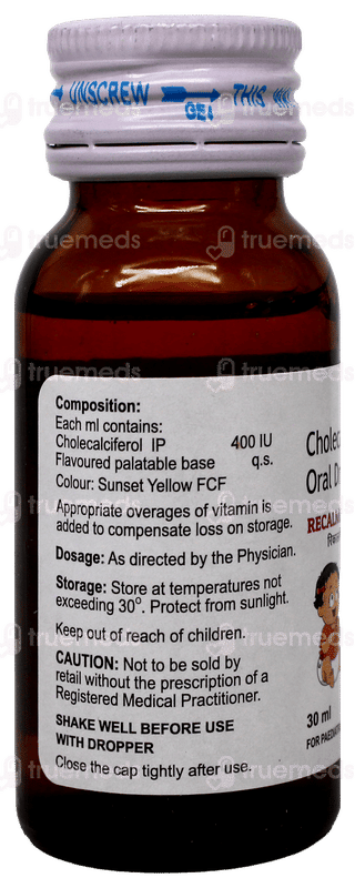 Recalmin D3 Oral Drops 30ml