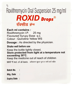 Roxid Mint Flavored Oral Drops 10ml