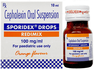 Sporidex Redimix Orange Flavour Oral Drops 10Ml