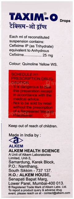 Taxim O Oral Drops 10Ml