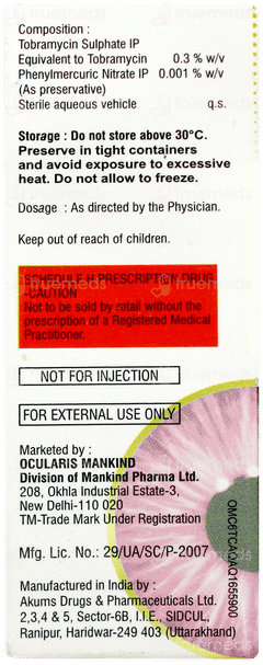 Tobastar Eye Drops 5ml Tobastar Eye Drops 5ml
