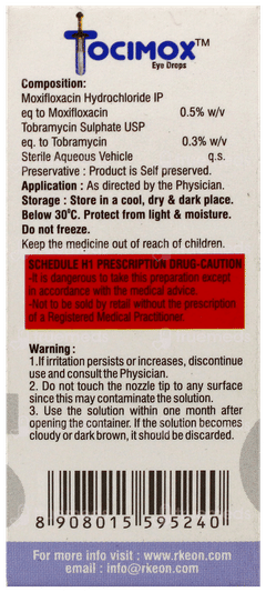 Tocimox Eye Drops 5Ml