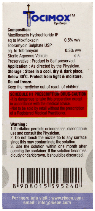Tocimox Eye Drops 5Ml
