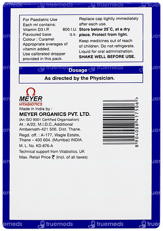 Ultra D3 800 Oral Drops 15ml