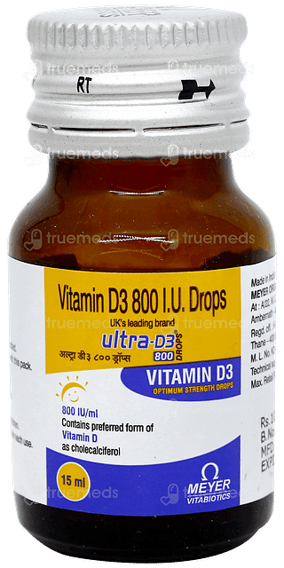 Ultra D3 800 Oral Drops 15ml