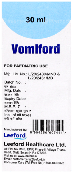 Vomiford Oral Drops 30ml
