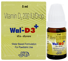 Wal D3+ Oral Drops 5ml