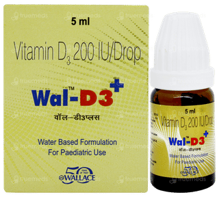 Wal D3+ Oral Drops 5ml