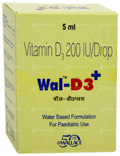 Wal D3+ Oral Drops 5ml