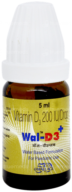 Wal D3+ Oral Drops 5ml