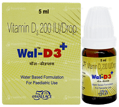 Wal D3+ Oral Drops 5ml Wal D3+ Oral Drops 5ml