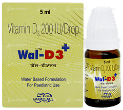 Wal D3+ Oral Drops 5ml