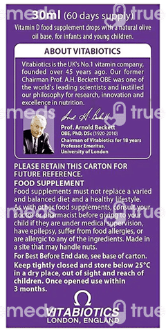 Wellbaby Vit D3 Oral Drops 30ml Wellbaby Vit D3 Oral Drops 30ml