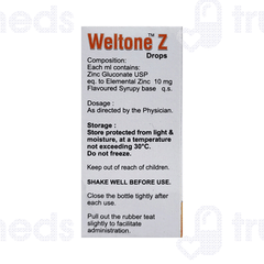 Weltone Z Oral Drops 15ml