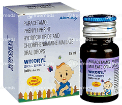 Wikoryl Mix Fruit Flavour Oral Drops 15ml