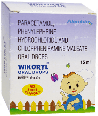 Wikoryl Mix Fruit Flavour Oral Drops 15ml