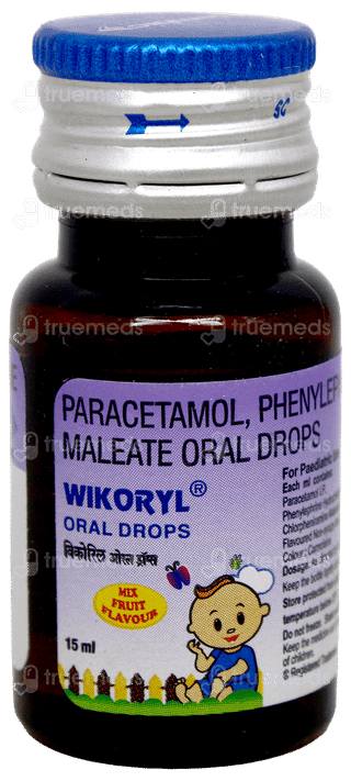 Wikoryl Mix Fruit Flavour Oral Drops 15ml