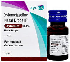Xylomist 0.1% Nasal Drops 10ml