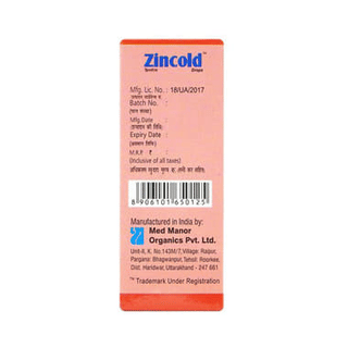 Zincold Oral Drops 15ml