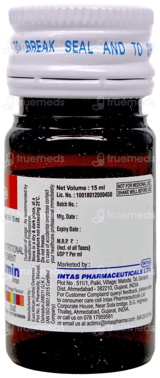 Zinkomin Oral Drops 15Ml
