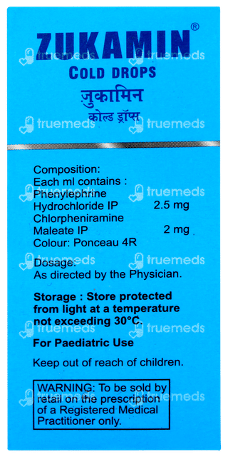 Zukamin Cold Oral Drops 15ml