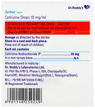 Zyrtec Oral Drops 10ml